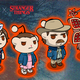 Reddit's four Stranger Things avatars are shown against a dark background.